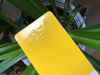 Ral 1021 epóxi/poliéster em pó, revestimento em pó amarelo, resistente ao desgaste, spray eletrostático, revestimento em pó termoendurecível