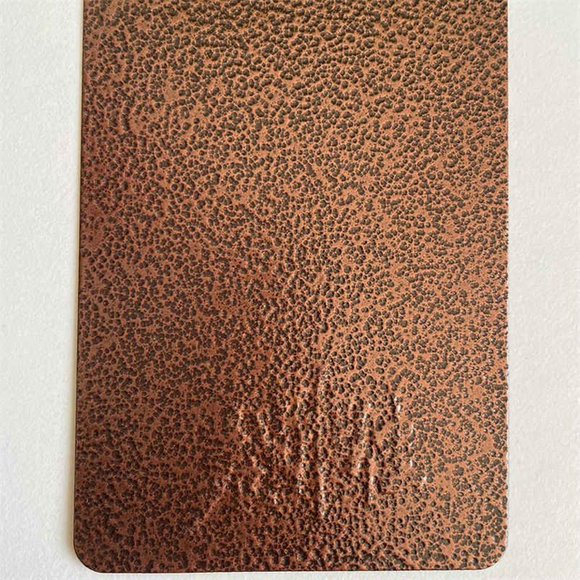 Tom de martelo de textura grande cobre