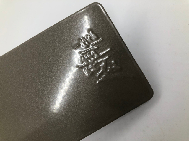 Revestimento em pó de metal verde brilhante de resina de poliéster epóxi