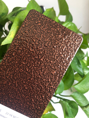 Resina termoendurecível de poliéster epóxi, marca d'água, textura de rugas, revestimento em spray, pintura em pó, fábrica