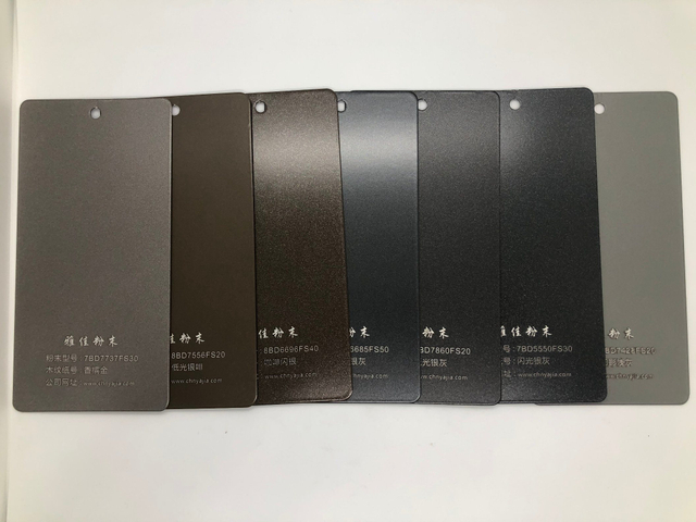 Fornecimento de fábrica de alto brilho e cor Ral suave spray de revestimento em pó metálico personalizado para revestimento em pó de superfície de produtos metálicos