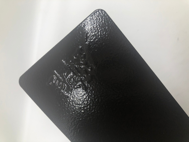 Rugas Casca de Laranja Preta Ral9005 Pintura Eletrostática En Polvo