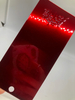 Revestimento decorativo do pó do pulverizador vermelho do metal do efeito transparente de alto brilho da resina do poliéster