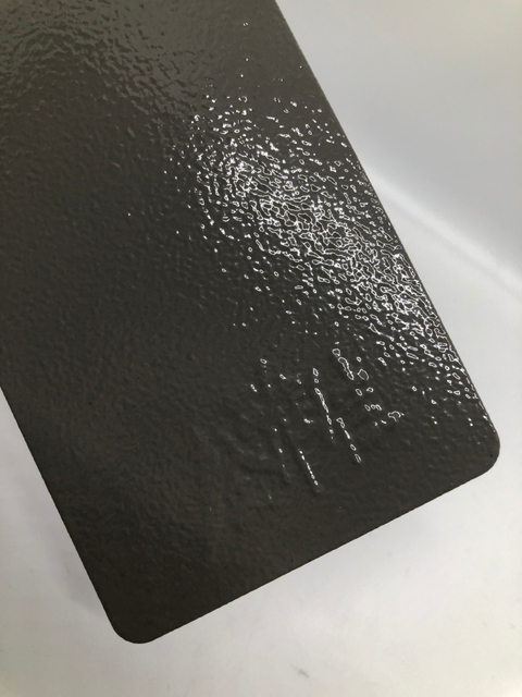 Amostras disponíveis revestimento industrial exterior em pó com textura de cor cinza