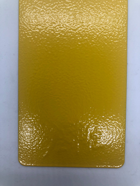 Pintura exterior do enrugamento do revestimento do pó enrugamento amarelo Ral1003