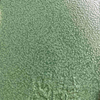 Pintura texturizada de revestimento em pó com rugas verdes de ondas de água