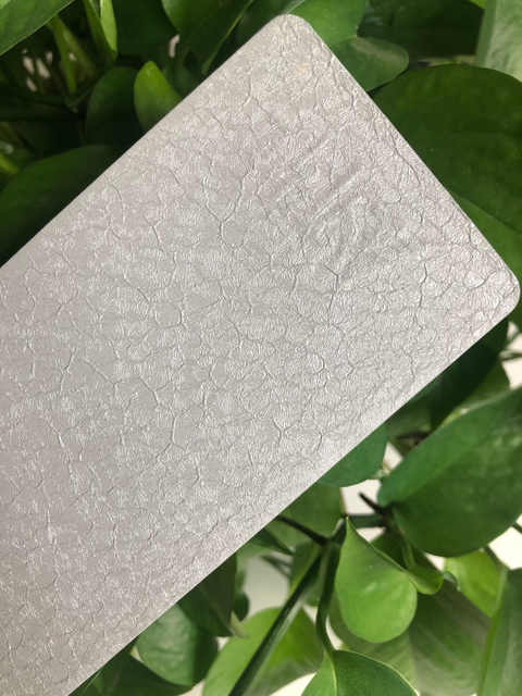 Amostra grátis preço competitivo fabricante de revestimento em pó com efeito de crocodilo para decoração de móveis de metal