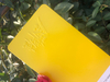 Revestimento Matte Powder Hub do metal amarelo do poliéster contínuo da forma