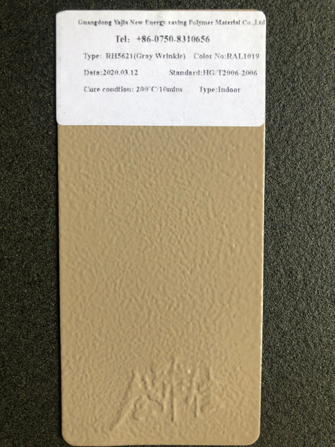 Revestimento em pó de poliéster epóxi com textura em relevo preto RoHS CE para pintura em pó de produtos metálicos