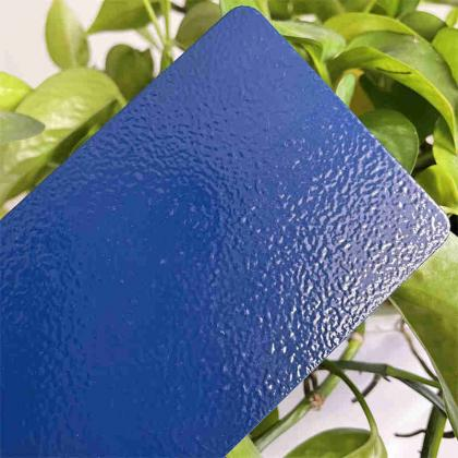Revestimento em pó eletrostático de textura azul