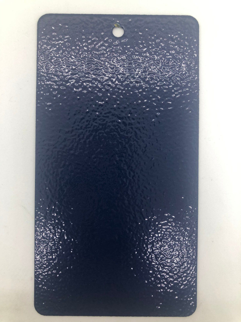Pó de revestimento eletrostático em pó GA, revestimento em pó epóxi com rugas azul escuro, planta de revestimento em pó de poliéster