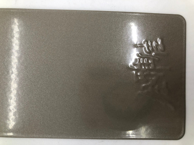 Revestimento em pó de metal verde brilhante de resina de poliéster epóxi