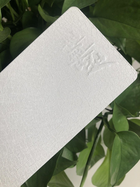 2020 Revestimento em pó epóxi branco com efeito de rachadura por atacado usado para superfície de metal com textura de crocodilo para revestimento externo em pó