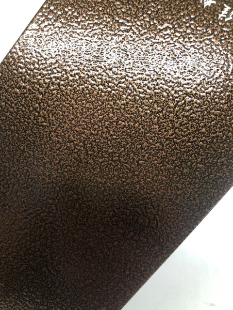 Revestimento em pó de textura de martelo áspero de bronze antigo de poliéster puro/cobre para portão de ferro de aço